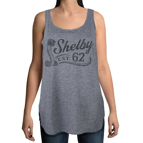 Ladies Shelby Vintage Heather Grey Tank